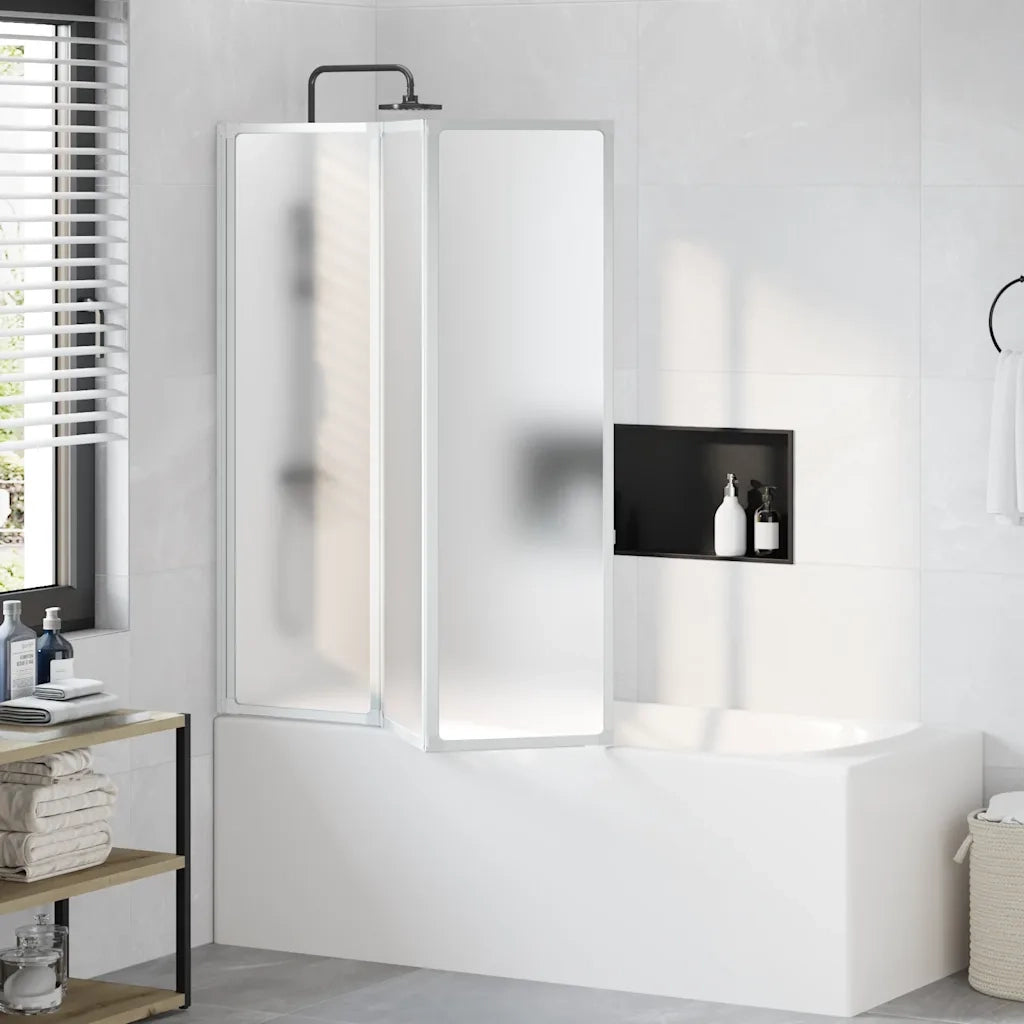 Doccia da bagno a parete 141 x 132 cm 3 Pannelli pieghevoli CFW7893939