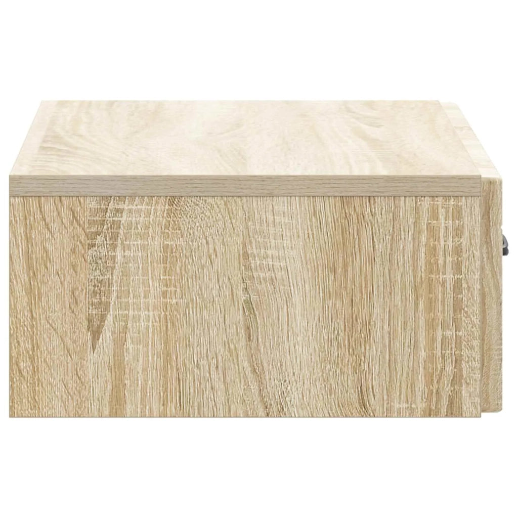 Tavolino da Parete Laterale | Tavolo laterale | Tavolino Rovere Sonoma 59 x 34,5 x 17 cm