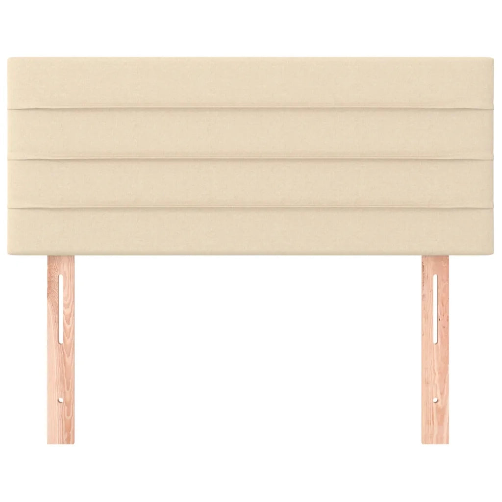 Testiera | Testata Crema 100x5x78/88 cm in Tessuto