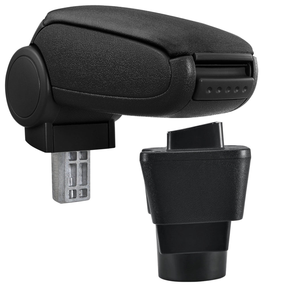 Bracciolo centrale per Toyota Yaris/Vitz con scomparto imbottito in tessuto nero 03_0000718