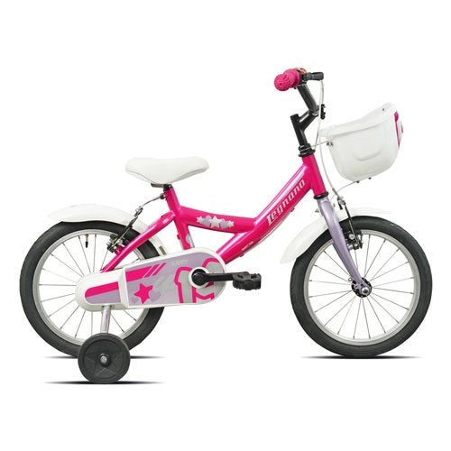 Bicicletta legnano 26l9700d bimba con rotelle fucsia e lilac glossy