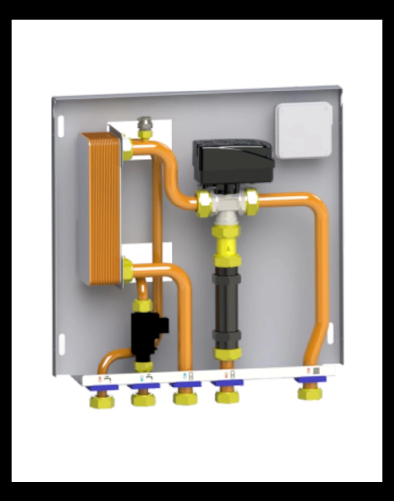 Ricambistufeapellet MODULO INTERFACCIA TERMOPRODOTTO / ACS HYDROBOX H2O HB20M SCAMBIATORE 20 PIASTRE