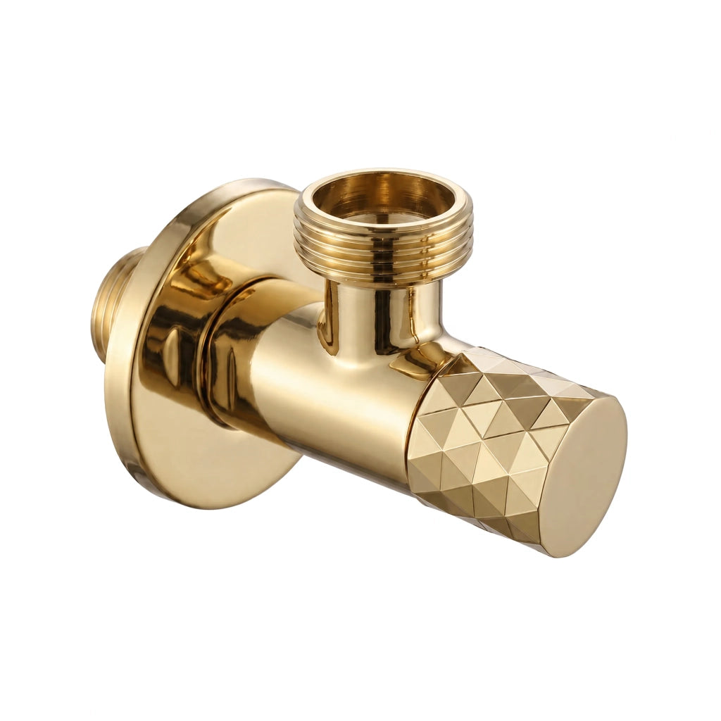 Valvola Ad Angolo Diamond 03 1/2" X 3/4"gold