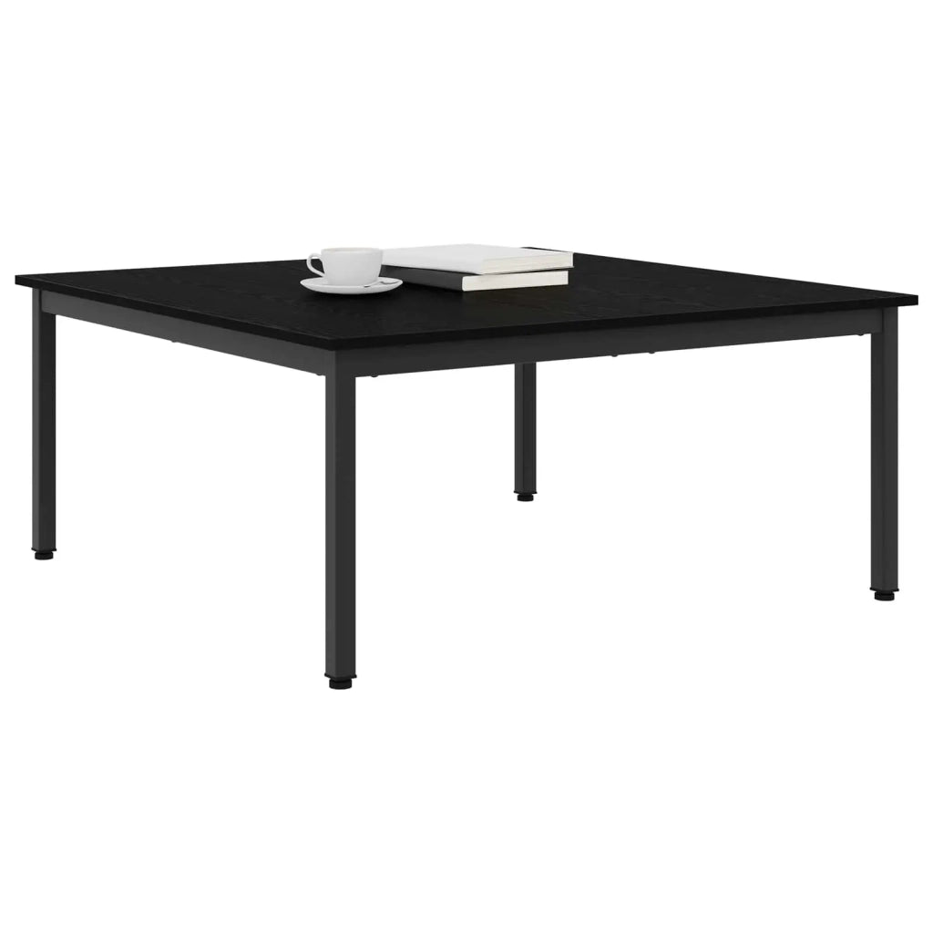Tavolino da salotto | Tavolino da caff¨¨ | Tavolino da Soggiorno Rovere Nero 100 x 100 x 45 cm