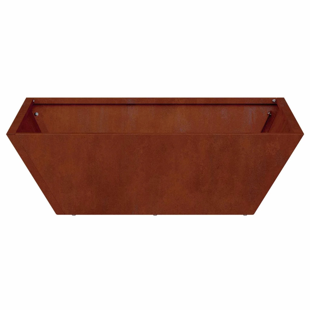 Vaso da giardino Ruggine 50 x 50 x 15 cm 873836