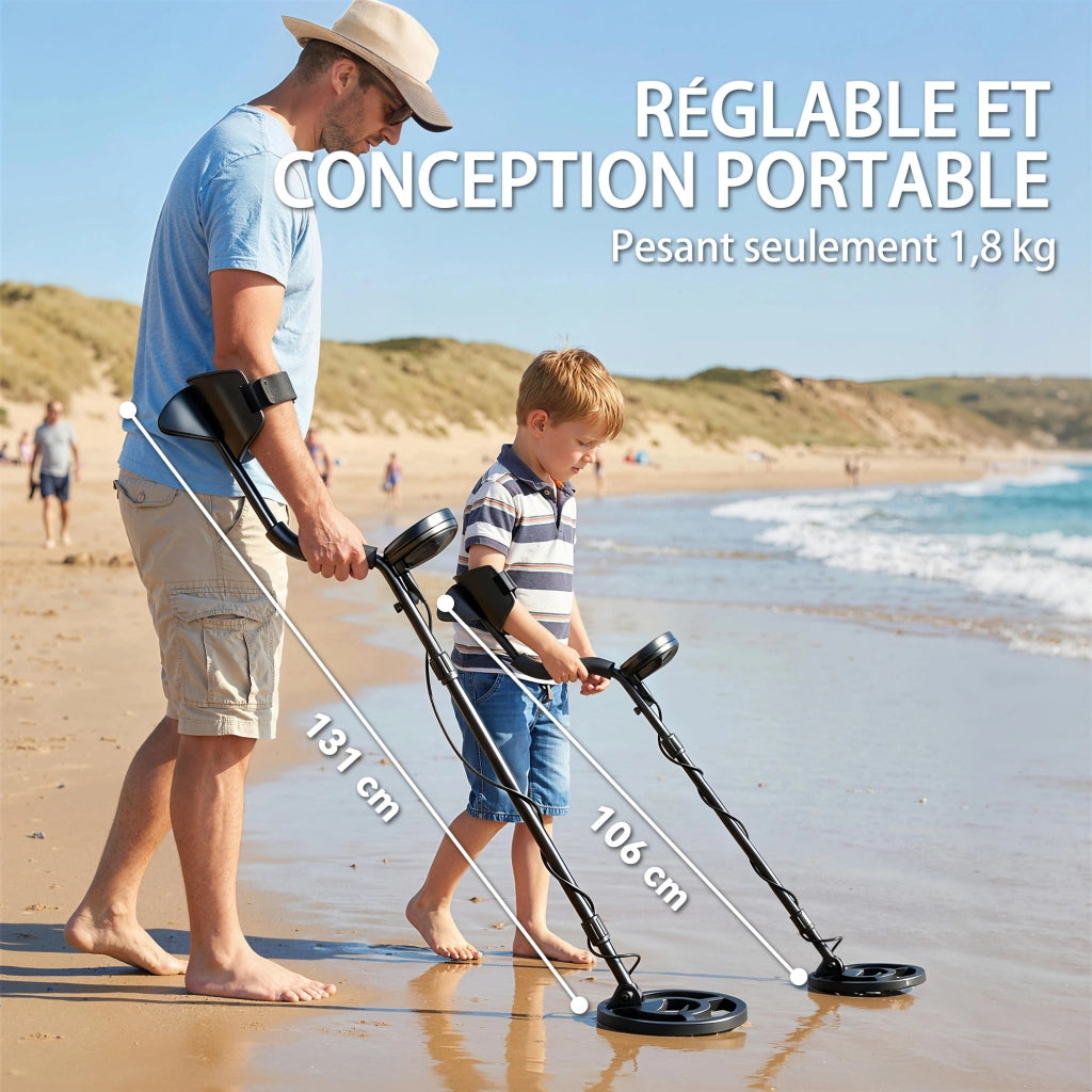 Rilevatore Metalli Impermeabile IP68 ¨C Xylo ¨C LCD Display 3 Modalit¨¤ con Pala