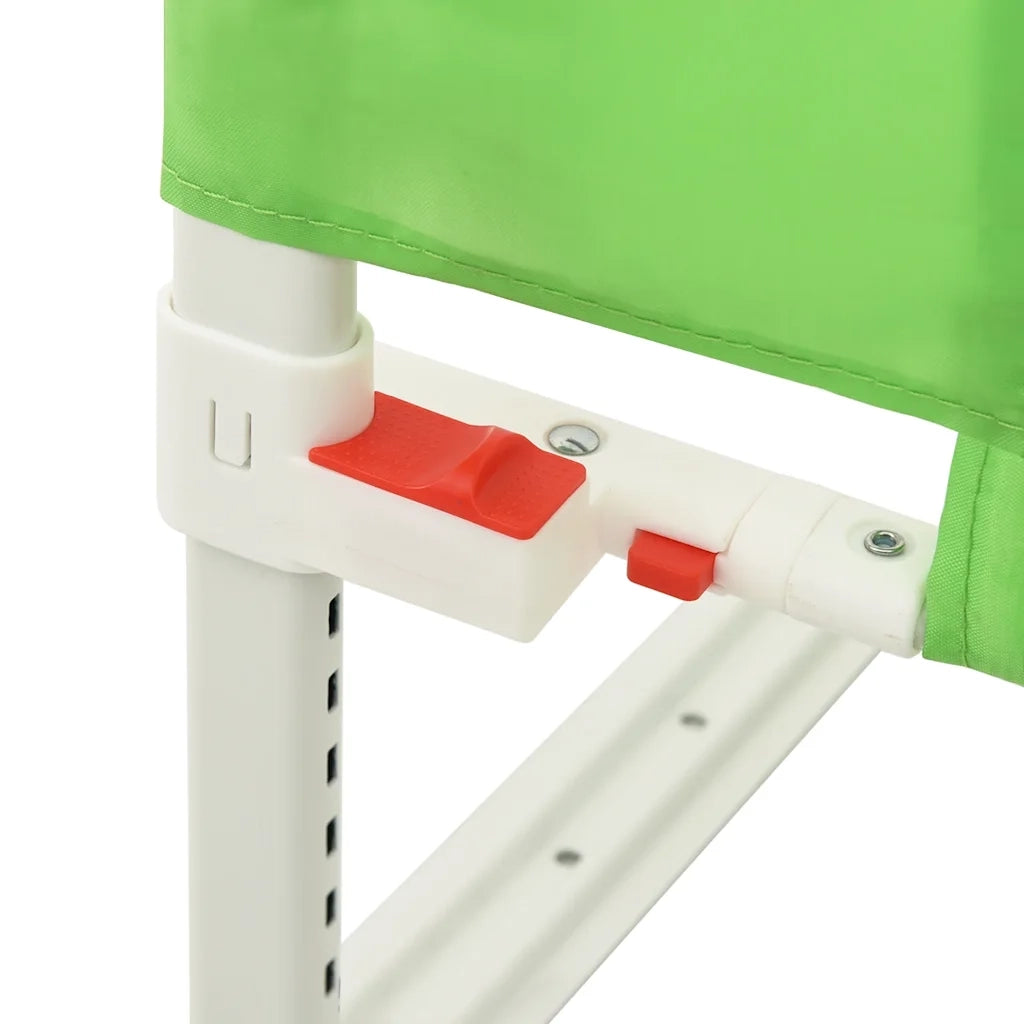 Sponda Letto di Sicurezza per Bambini Verde 150x25cm in Tessuto CFW3249456