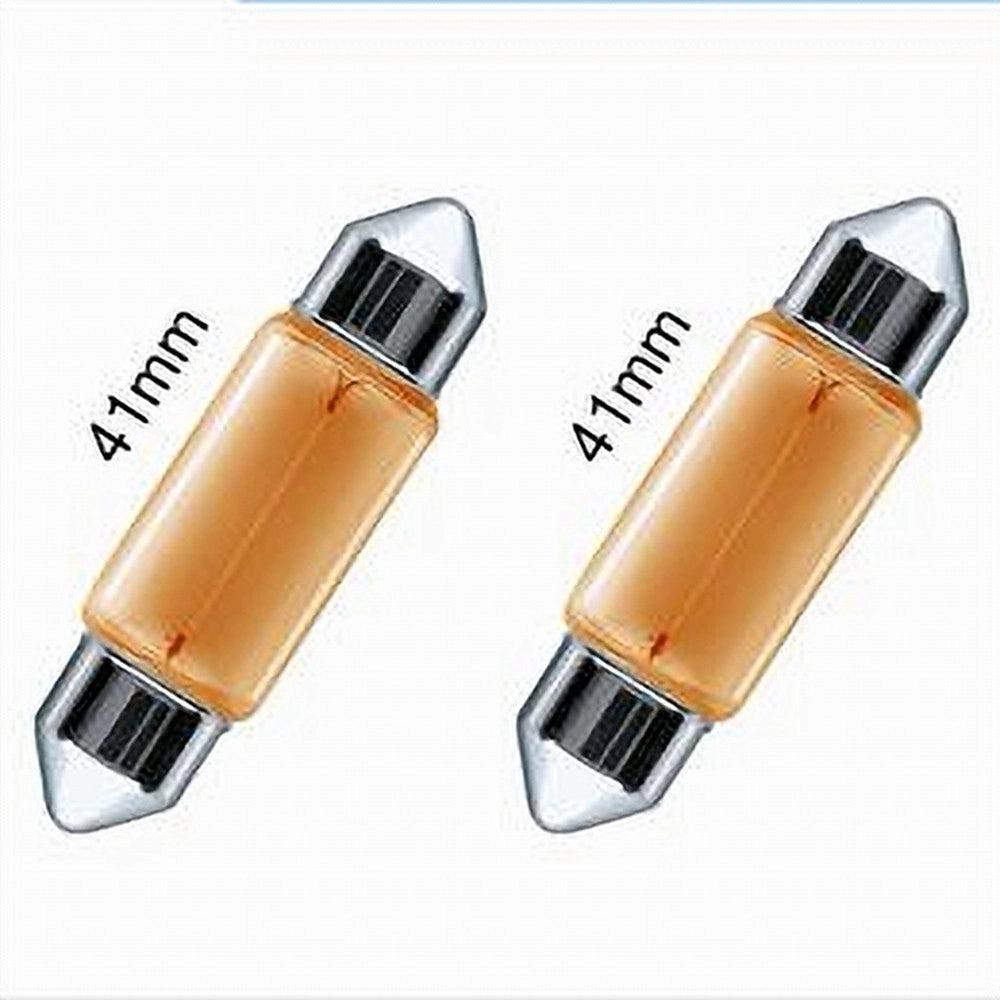 Trade Shop - Lampadine Posizione Sv8.5 41 Mm 12 V 5w Auto Luce Calda Alogena No Canbus L-p145 -
