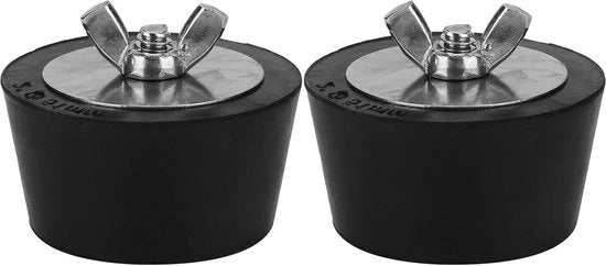 Due Stoppi di espansione in gomma antigel anti congelamento per tubi vasca e spa - 51mm 2 pollici - accessori invernali.