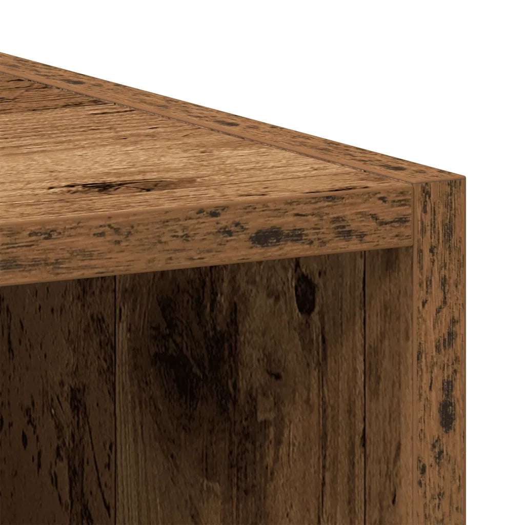Pensile da cucina a parete dal design moderno 30 x 29,5 x 60 cm in legno composito finitura effetto legno anticato 02_0050445