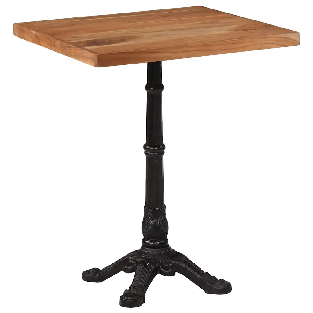 Tavolo da Bistrot 60x60x76 cm in Legno Massello di Acacia 321085