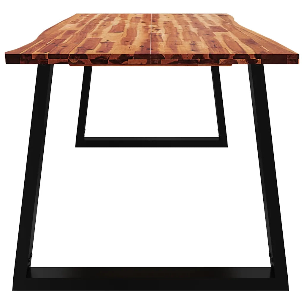 Tavolo da Pranzo | Tavolo da cucina Bordi Vivi 200x90x75 cm Legno Massello Acacia