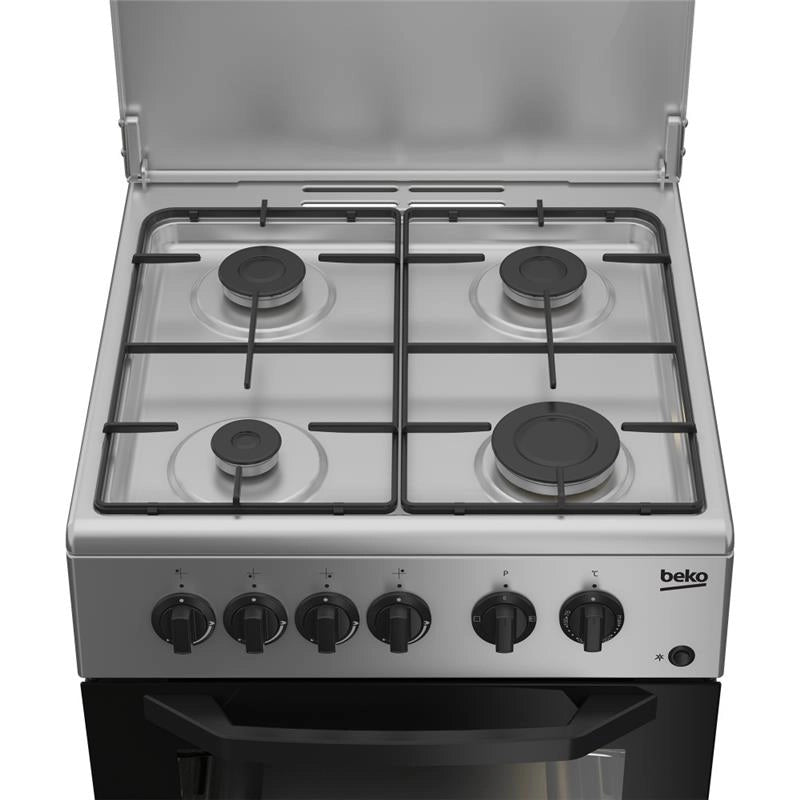 BEKO CSS42014FS CUCINA + FORNO ELETTRICO STATICO 50X50 + 4 FUOCHI A GAS CLASSE A