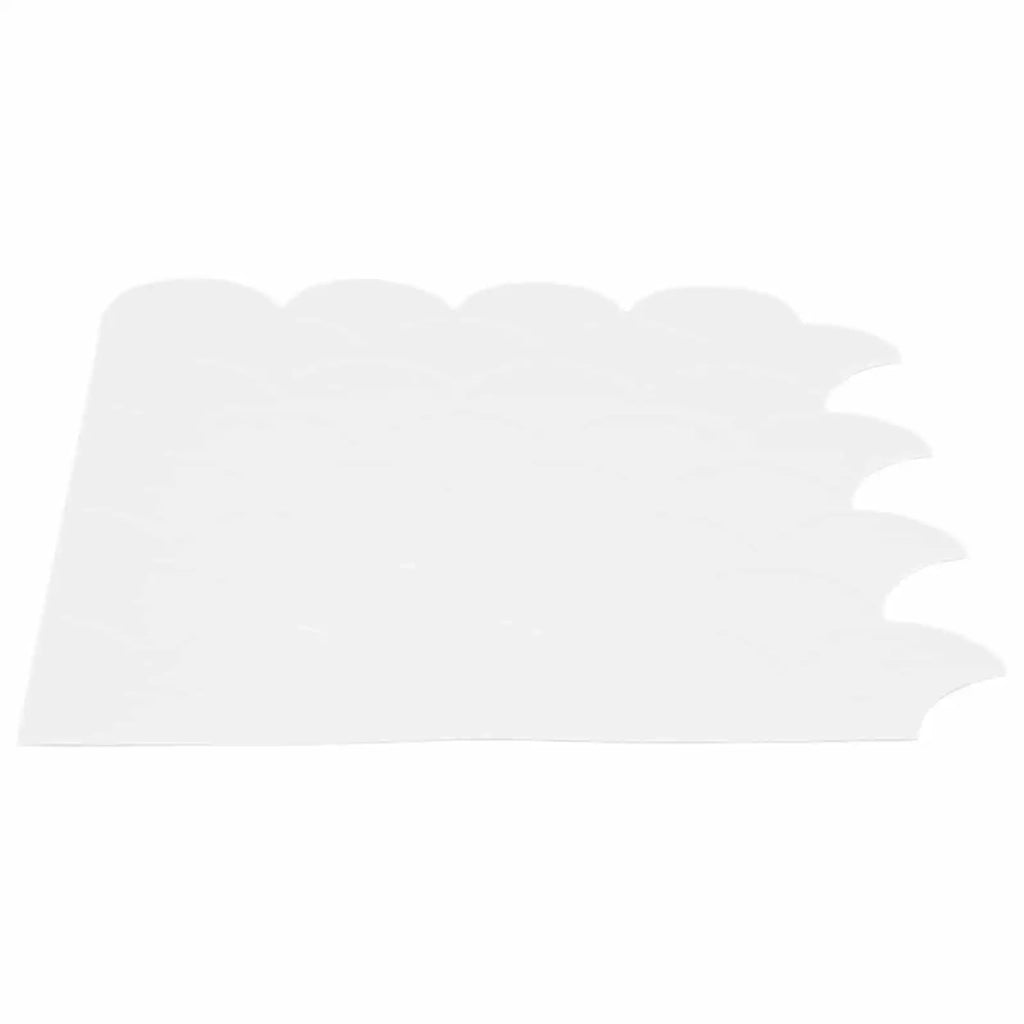 Piastrella a scaglie di pesce 50 pcs Bianco 30 x 30 cm 42046215