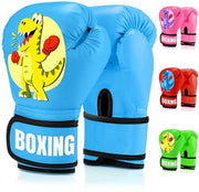 Bokshandschoenen per bambino, bokshandschoenen per bambino da 3 a 14 anni, PU-cuoio, bokshandschoenen per bambino per bokszak, sparring, allenamento, Muay Thai, MMA, kickboksen e arti marziali miste