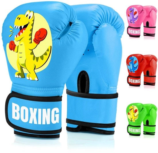Bokshandschoenen per bambino, bokshandschoenen per bambino da 3 a 14 anni, PU-cuoio, bokshandschoenen per bambino per bokszak, sparring, allenamento, Muay Thai, MMA, kickboksen e arti marziali miste