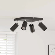 Faretto da soffitto Nero 26 x 26 x 16 cm Metallo 4108200