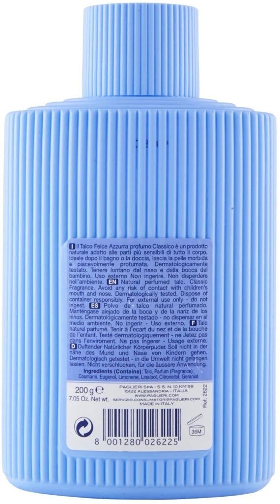 FELCE AZZURRA TALCO CLASSICO POLVERE PROFUMATA 200 GR