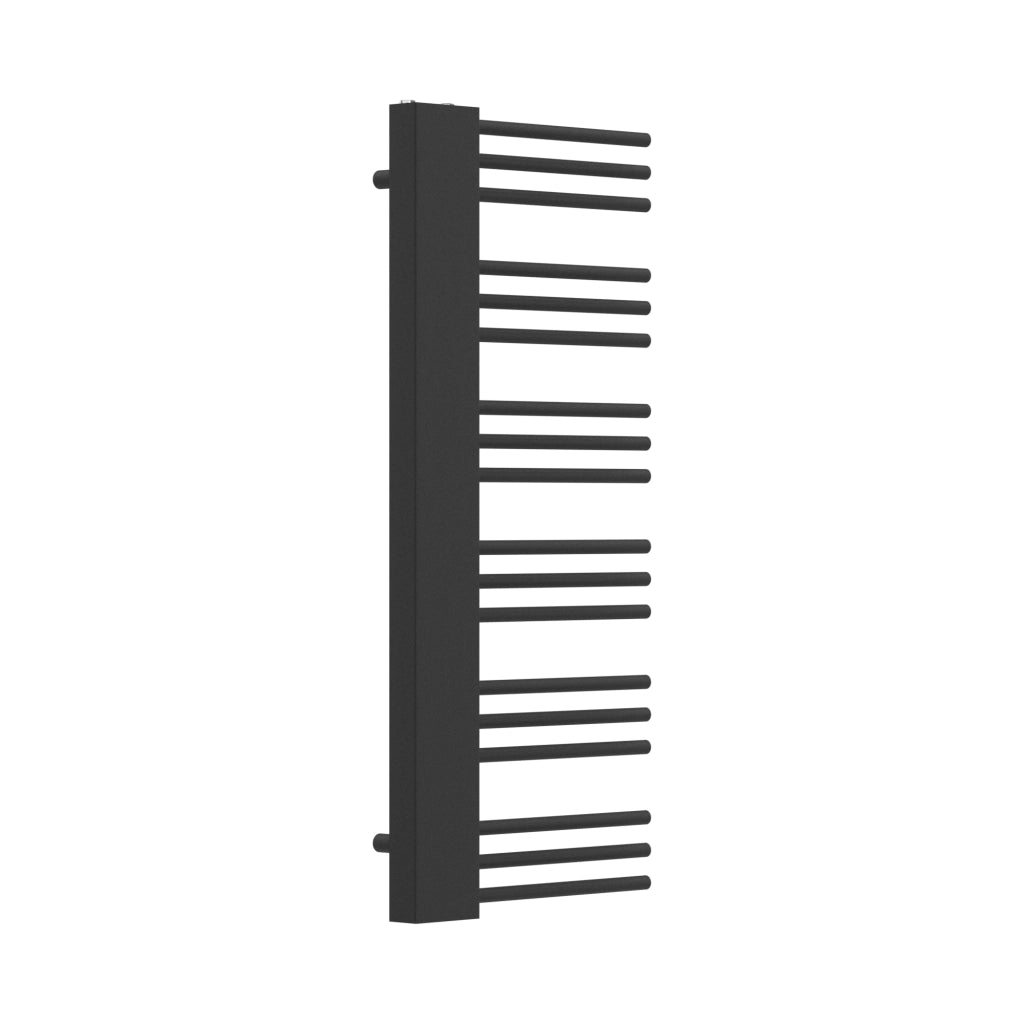 Scalda Asciugamani da Parete Kviteseid ad Acqua Calda 120 x 50 cm Nero [neu.haus]