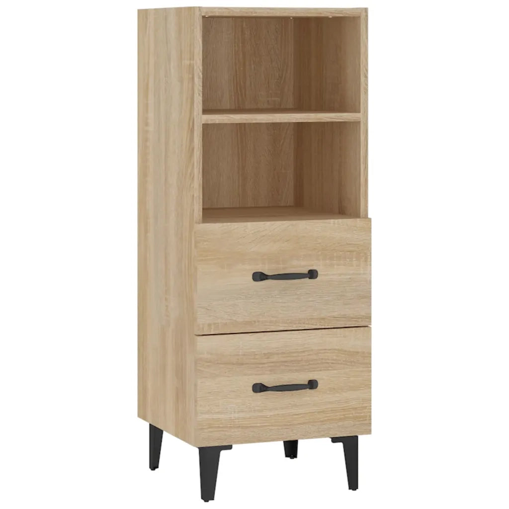 Credenza-Buffet-Armadio da cucina Rovere Sonoma 34,5x34x90 cm in Legno Multistrato 885014