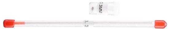 Kit di sostituzione per airbrush - punta 0,3 mm - punte 0,2 mm/0,5 mm - copertura in rame - in acciaio inossidabile - inclusi contenitori di stoccaggio