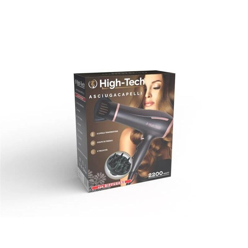ASCIUGACAPELLI HIGH-TECH CON DIFFUSORE DA 2200 W