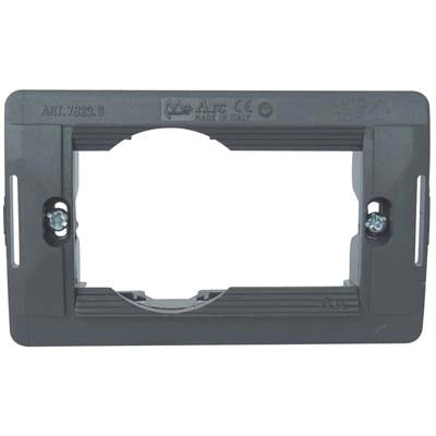 SUPPORTO FRUTTI ARC MARLANVIL - PC NERO POSTI 1+SCHUKO- 10 pezzi