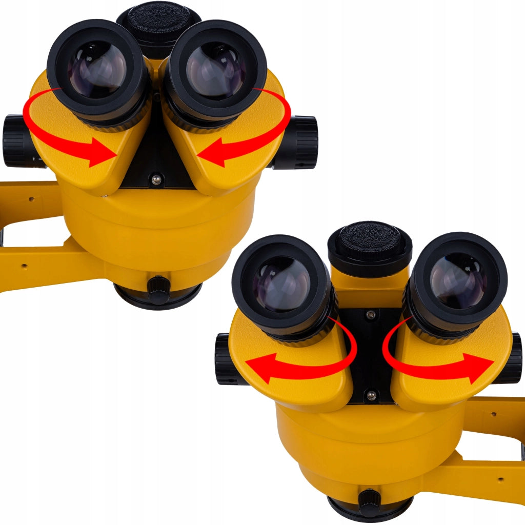 Mikroscopio Trinoculare Rosfix Neptune Pro – Zoom 7–45x con Fotocamera 51MP 4K, Lente Barlow 0.5x, Illuminatore LED 56x