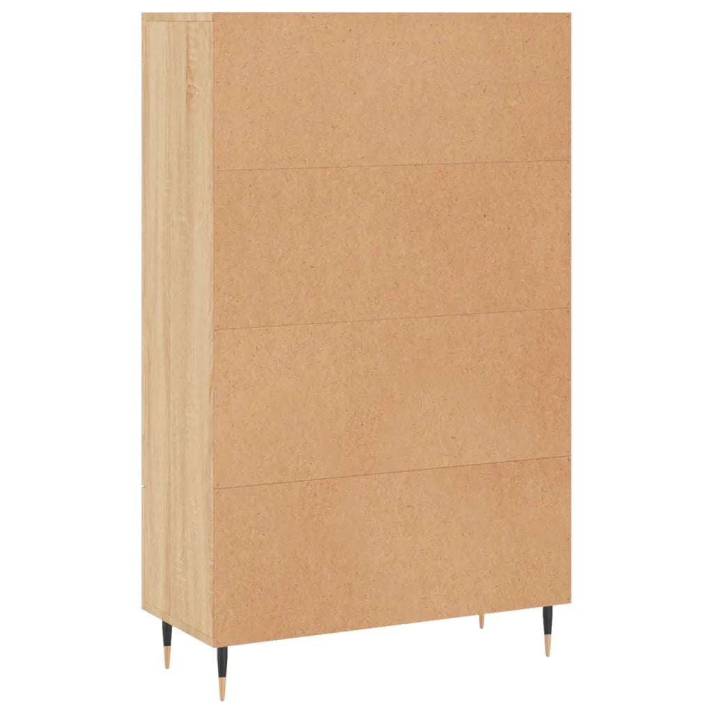 Credenza | Madia | Buffet da pranzo | Armadio da pranzo Rovere Sonoma 69,5x31x115 cm in Legno Multistrato