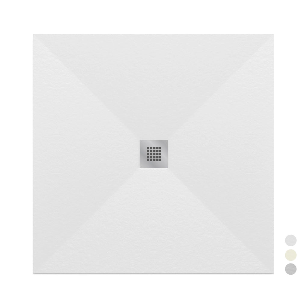 PIATTO DOCCIA LINEA BLISS QUADRO- Grigio chiaro 7035 - cm 70x70- LINPH- pezzi 1