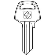 CHIAVE PIATTA CORBIN CB2 SILCA - OTTONE NICHELATO- 10 pezzi