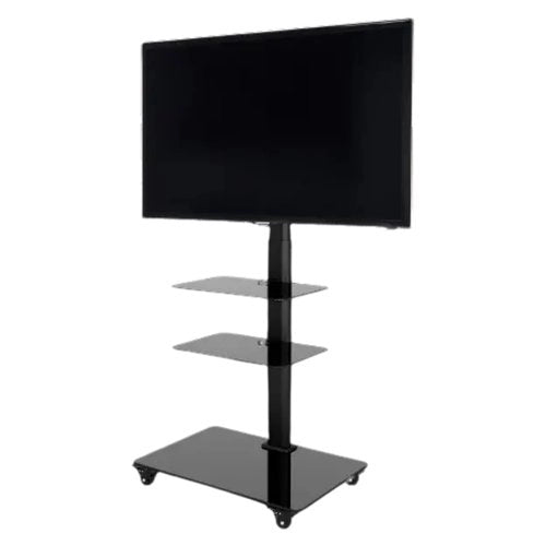 Supporto monitor pavimento ciatti trolley65nero nero
