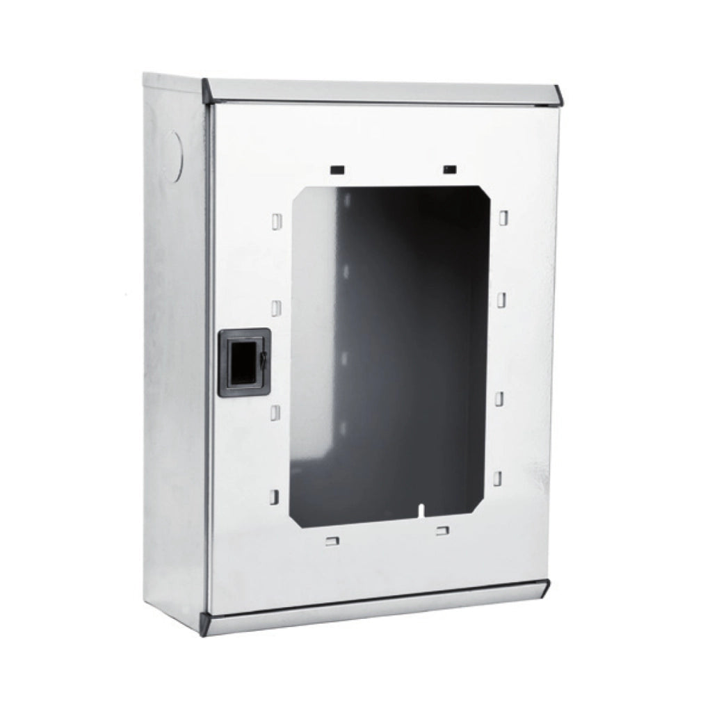 CASSETTA ANTINCENDIO ESTERNA IN ACCIAIO INOX UNI45 SERIE ELECTA - UNI45 - 550X390X180 MM  - BOC