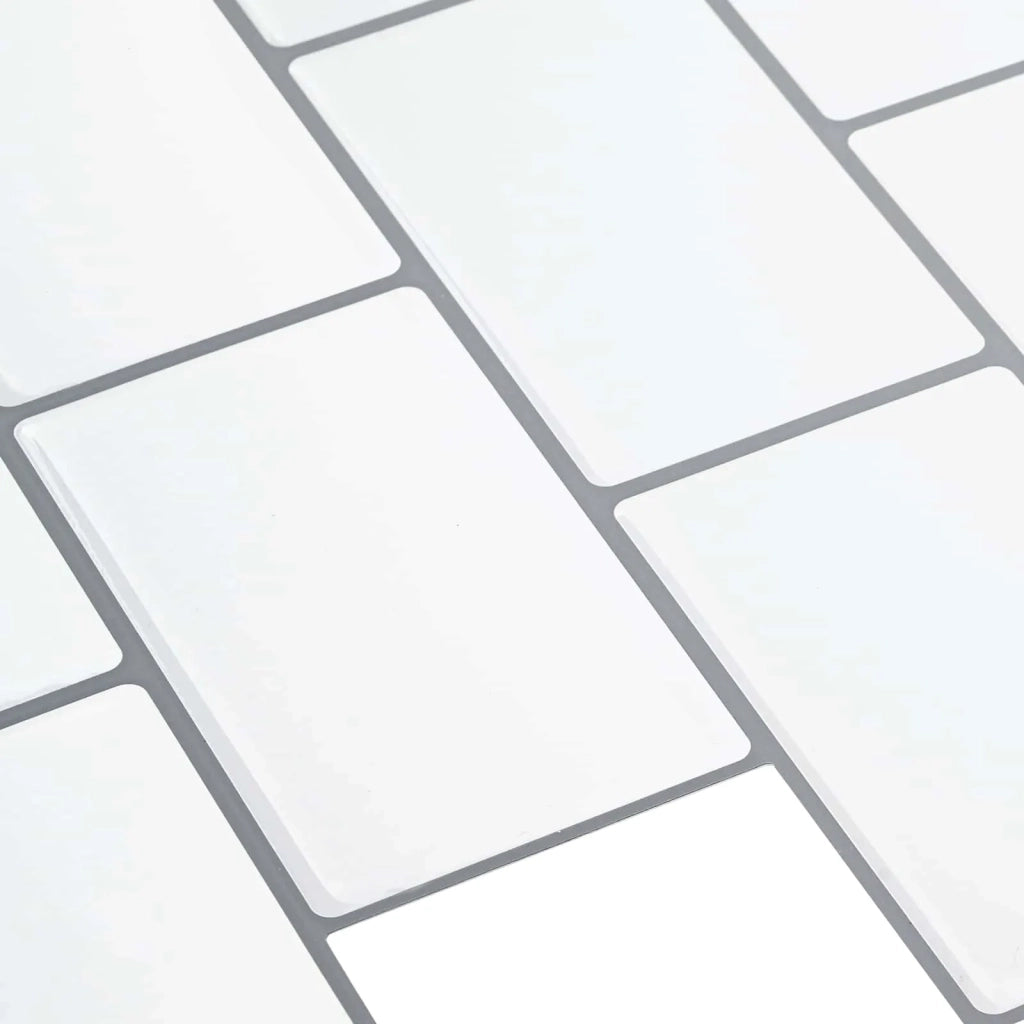 Piastrella subway 20 pcs Bianco e Grigio 30 x 30 cm 42046115