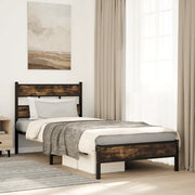 Giroletto senza Materasso con Testiera Rovere Sonoma 90x200 cm 4017193