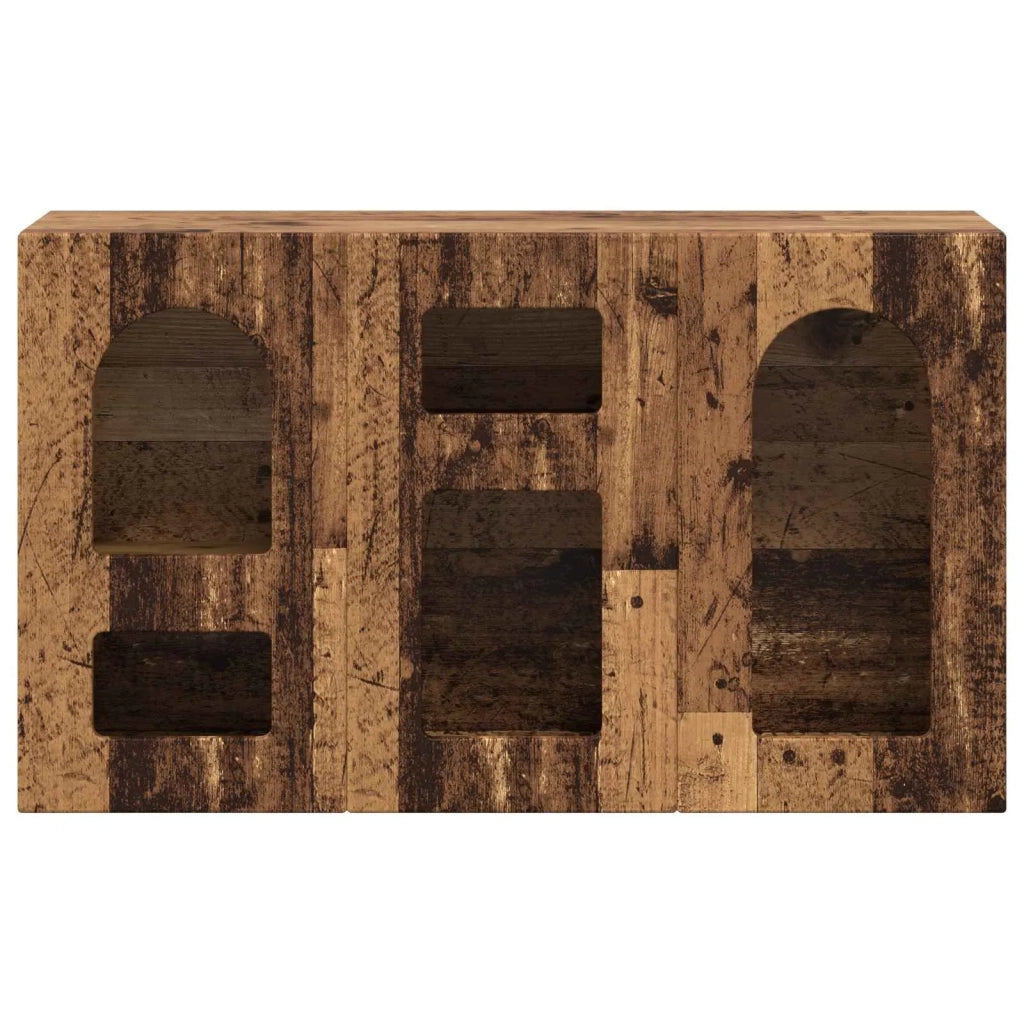 Credenza | Madia | Buffet da pranzo | Armadio da pranzo Legno vecchio 100 x 35 x 59 cm Legno multistrato