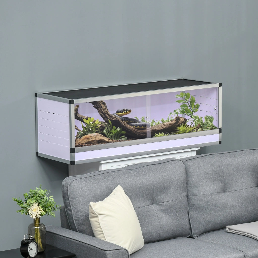 Terrario in Acrilico ¨C Xylo ¨C 120x40x40 cm per Rettili Anfibi Insetti