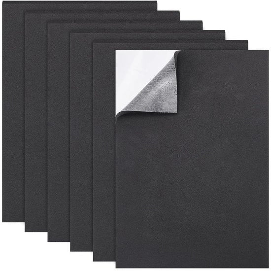 Fissura protettiva 5 mm - Nero - Autoadesivo - Antiscivolo - Protezione per mobili - Materiali per hobby per bambini