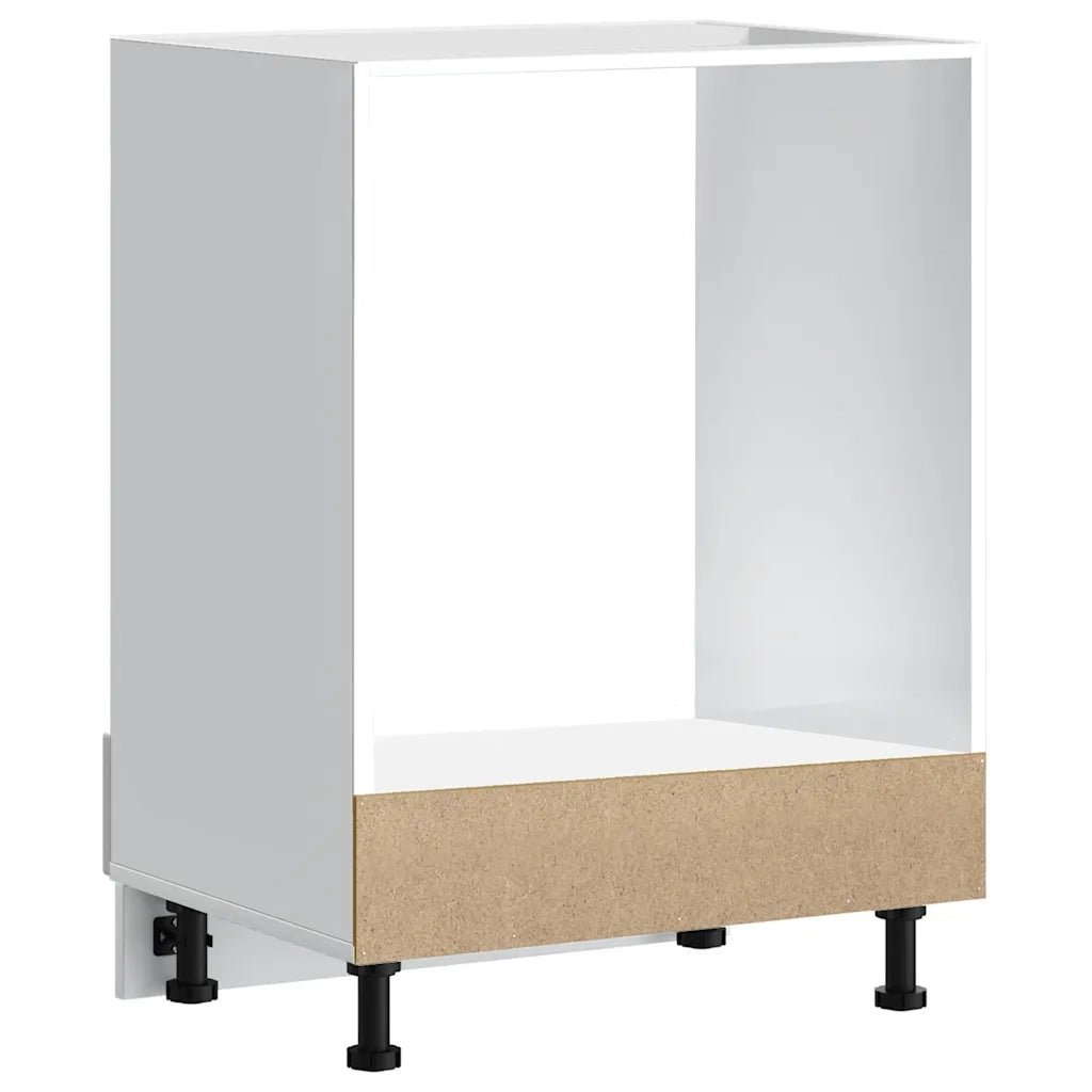 Pensile da cucina | Armadio per Forno Kalmar Bianco Lucido in Legno Multistrato