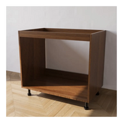 Base da lavello da incasso con Le Seguenti Misure l=80 cm p=55,5 cm h=72 cm Colore Noce con spedizione in Kit senza Ante