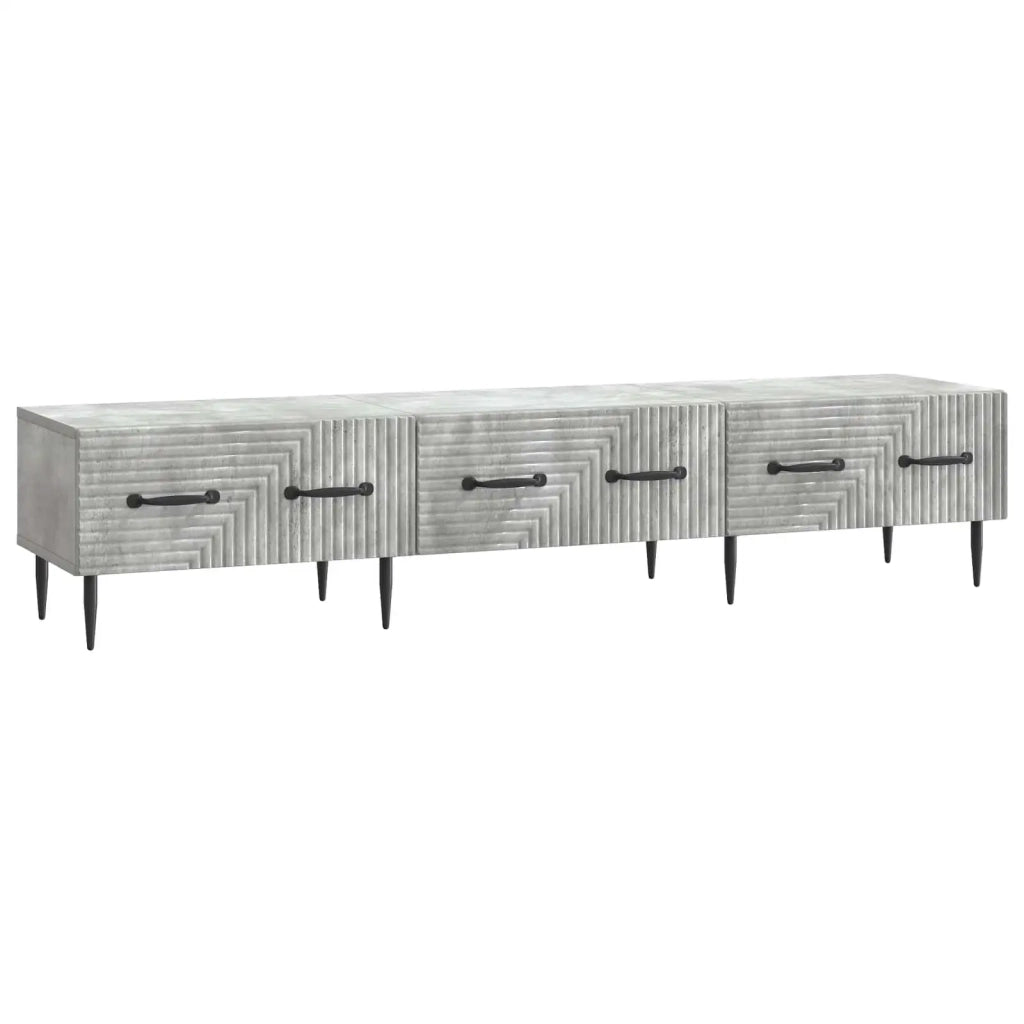Mobile TV con cassetto Grigio Cemento 147 x 34,5 x 30 cm 894938