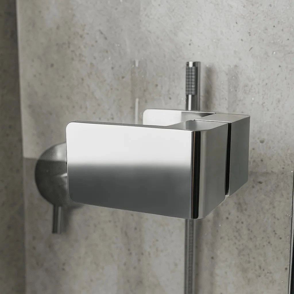 Cabina Doccia Rea Atlas 80x80 Chrome sinistra