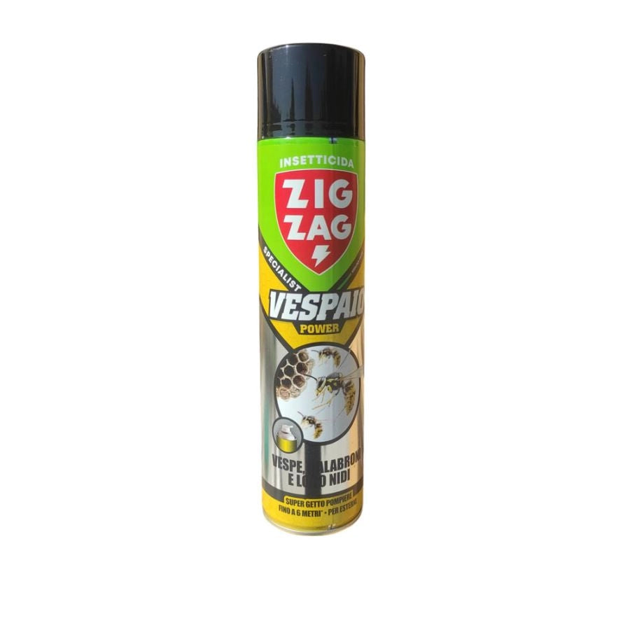 SPRAY INSETTICIDA ANTI VESPE E CALABRONI PER ESTERNI 600ML SUPER GETTO