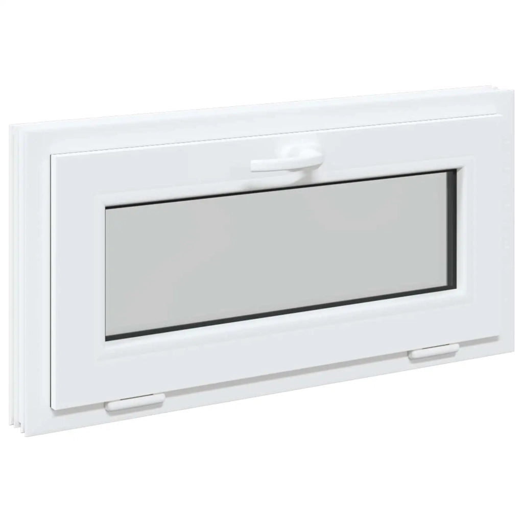 Finestra per Soffitta RISOR 80 x 40 cm PVC e Vetro Bianco 42047264