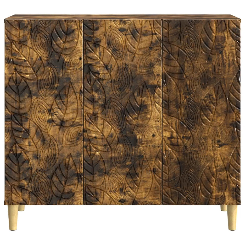 Credenza Rovere Fumo 89 x 34,5 x 80 cm Legno ingegnerizzato 895110