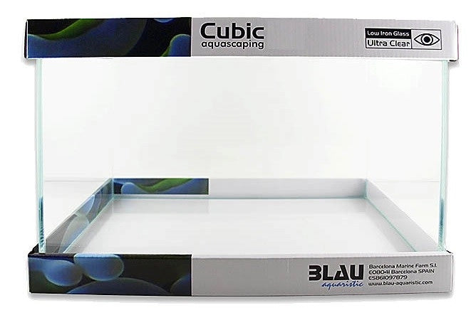 Blau Aquaristic Cubic Aquascaping 28L - vasca in extra chiaro cm40x25x28h