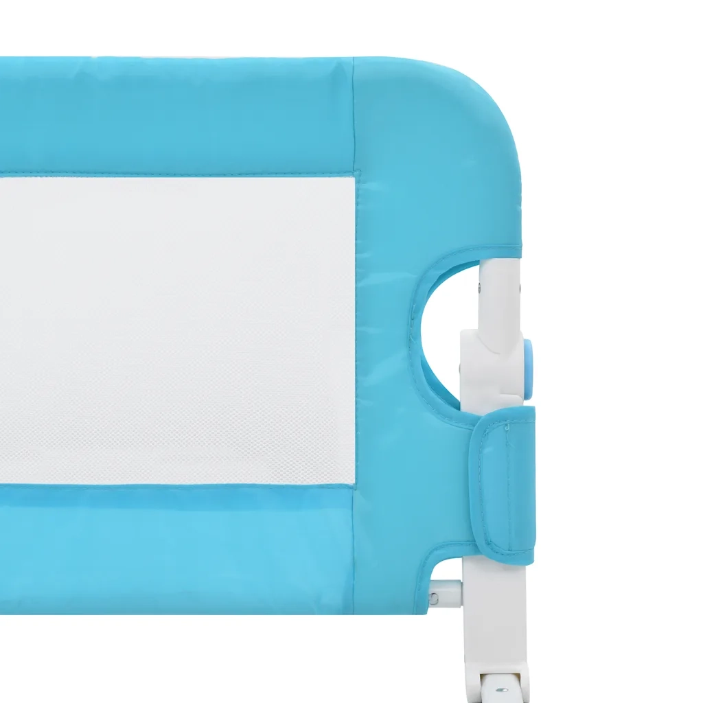 Sponde Letto di Sicurezza per Bambini Blu 180x42cm Poliestere CFW3622102