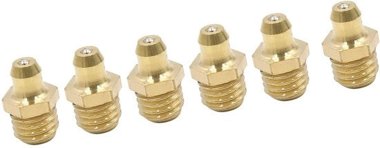 Set di connettori per tubi in acciaio inox - 6 pezzi - M10 - Filo in acciaio - Duraturo - Anticorrosione - Resistente alle abrasioni - Connettore per tubi ad alta resistenza