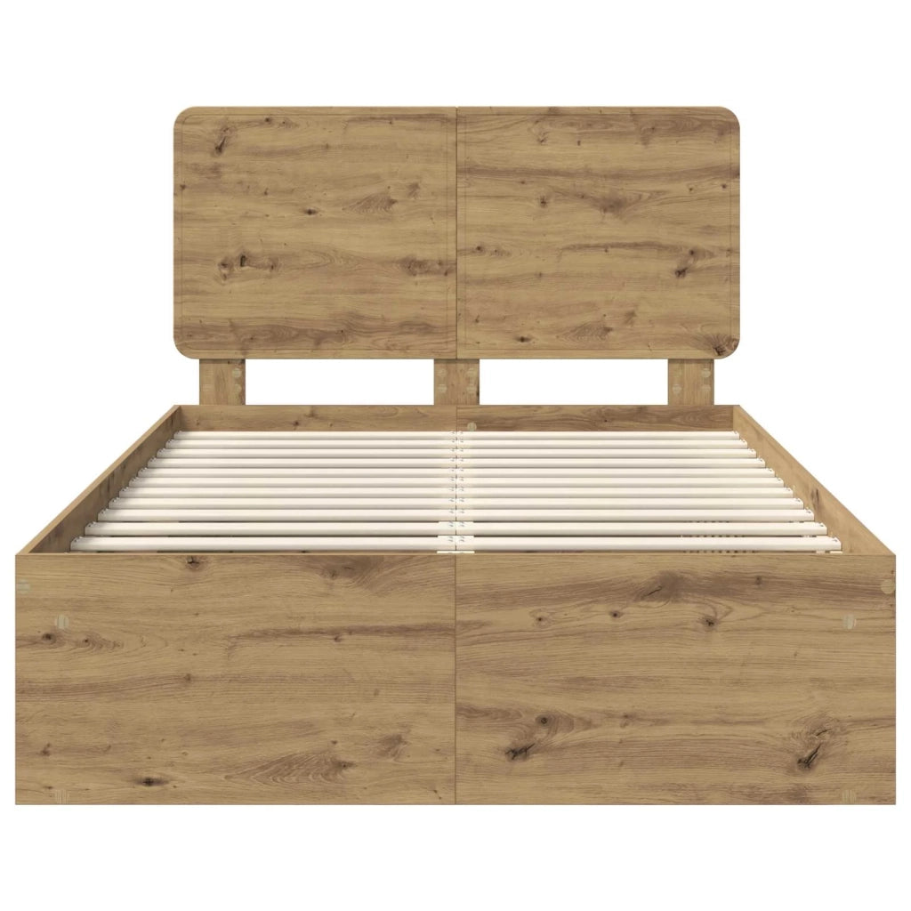 Struttura del letto Rovere Artigianale 120 x 190 cm 3412523