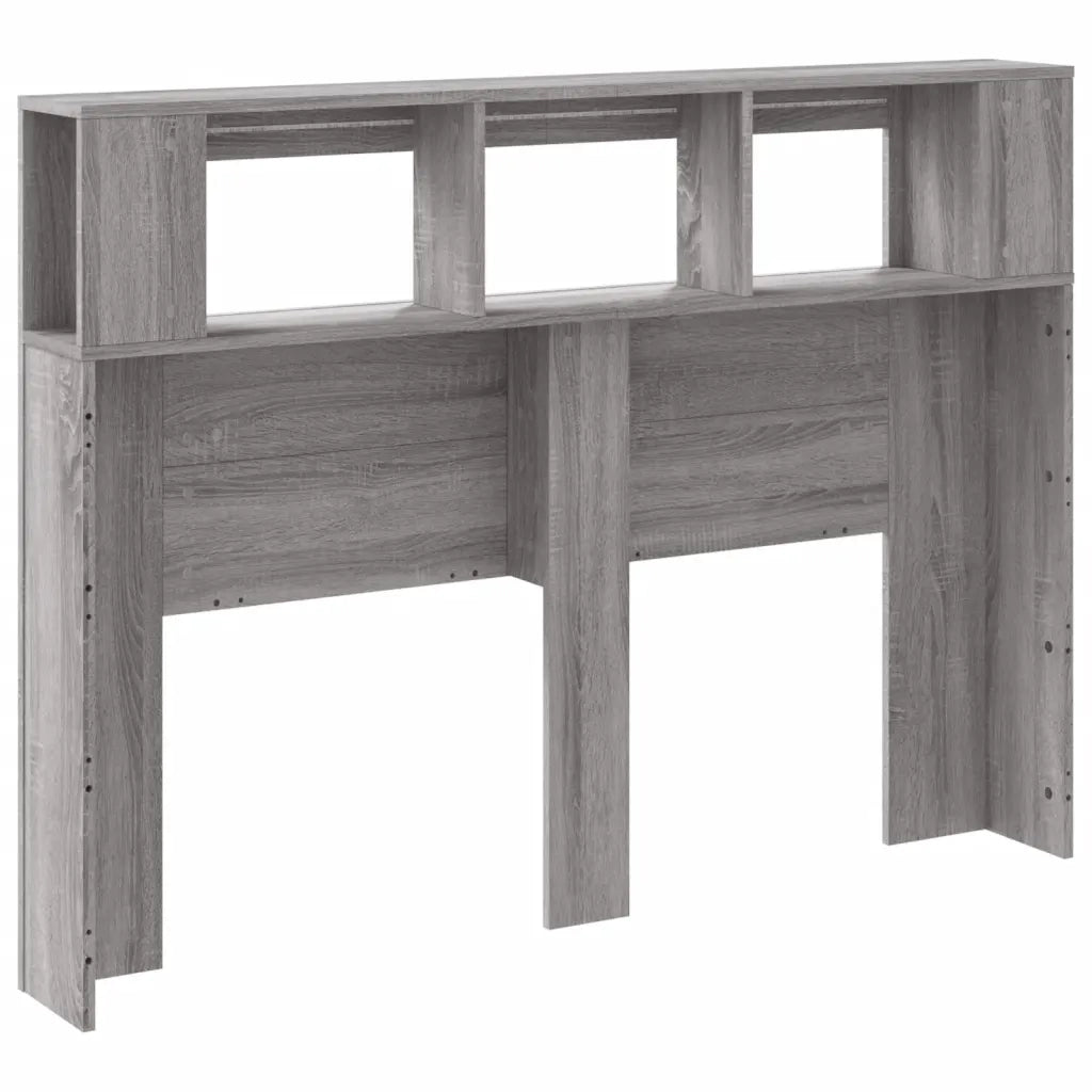 Testiera | Testata LED Grigio Sonoma 140x18,5x103,5 cm Legno Multistrato